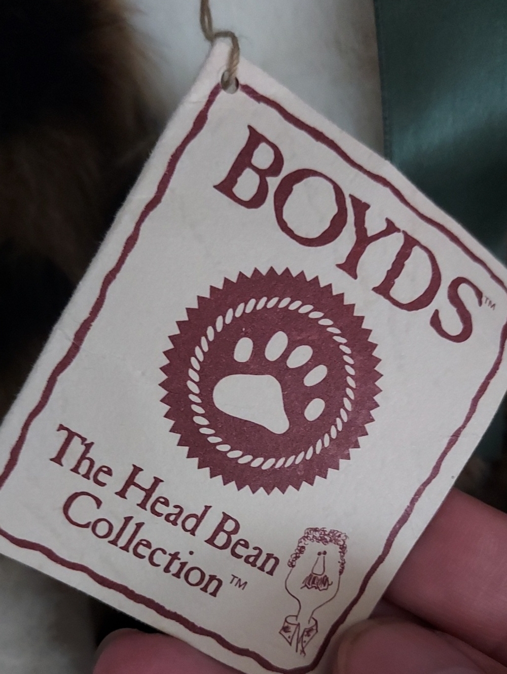 Vintage Boyd's Bears Suzy Snugglepuss Cat Plush Bean Bag Stuffed Animal W/ Tags - Picture 6 of 7